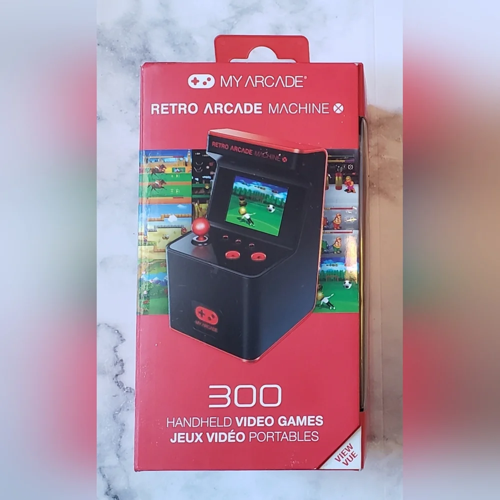 My Arcade Retro Arcade Machine X 300 Built-in Games NEW